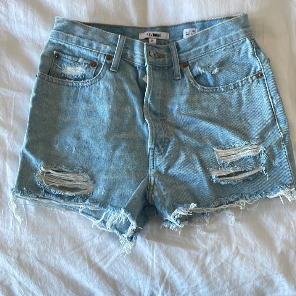 Re/done jean shorts NWOT